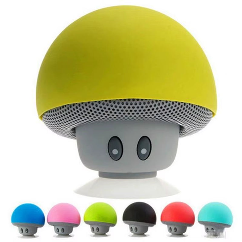 Trending 2025 New Electronics Cheap Waterproof Bass Mini Party Speaker Suction Cup Wireless Soundbar Mushroom Portable Speakers