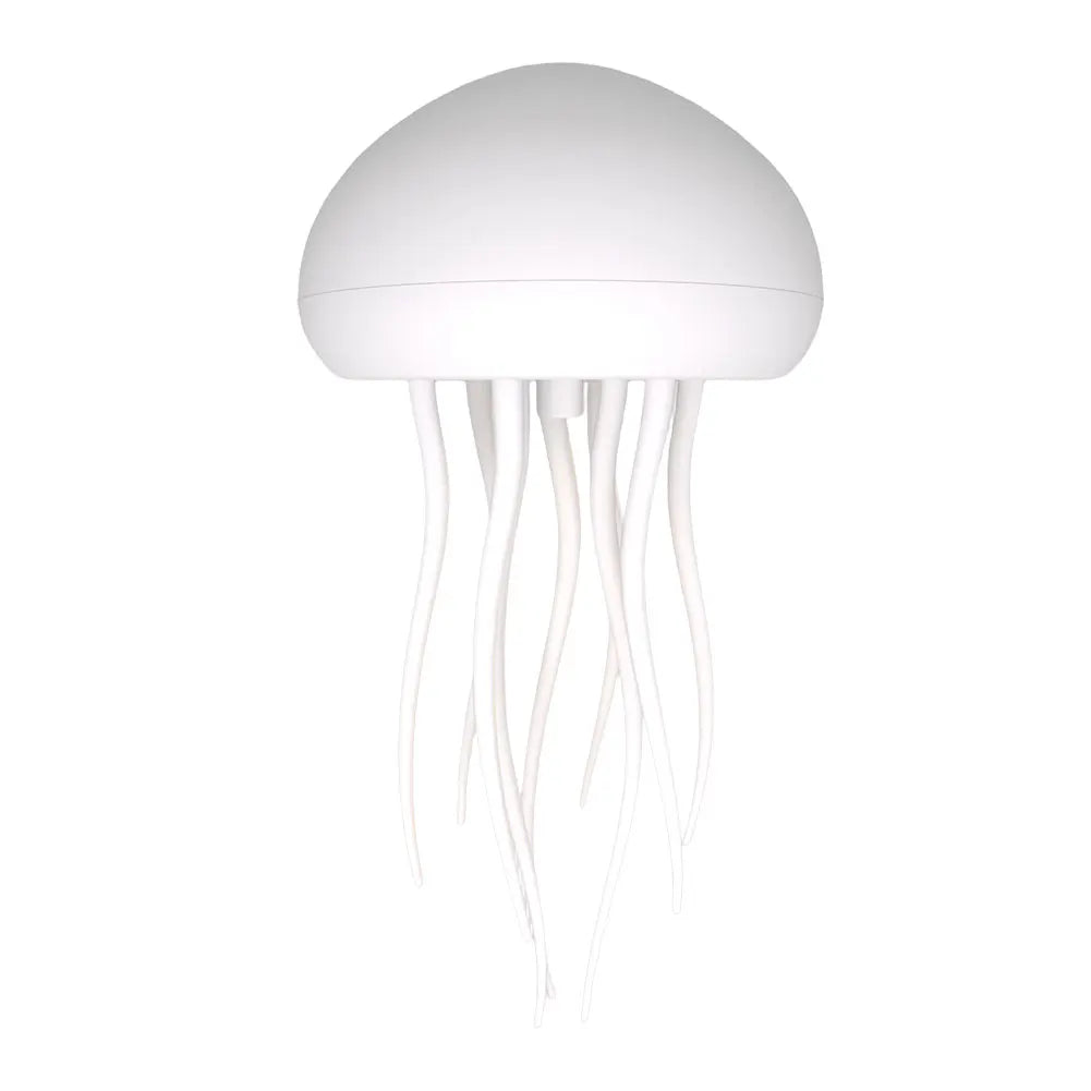 RGB Gradient Jellyfish Atmosphere Bedside Lamp Rechargeable Desk Lamp with Dancing Legs and Touch Sensor Voice Control