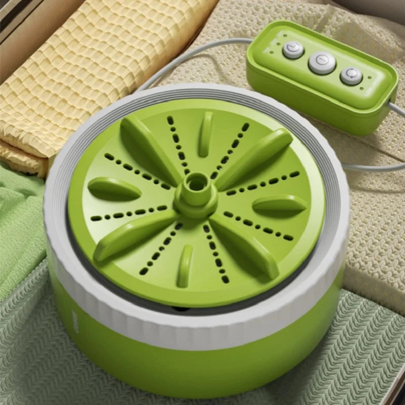 3 Gear Timing Mini Washing Machine Portable Rotating Turbine Washing Machine Underwear Socks Baby'S Clothes Washing Machine