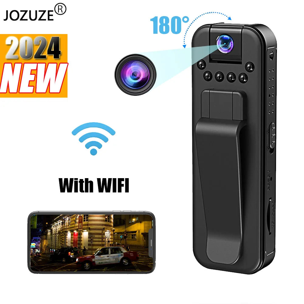 With Wifi 1080P Body Mini Camera Portable Small Digital Video Recorder Police Bodycam Infrared Night Vision Miniature Camcorder