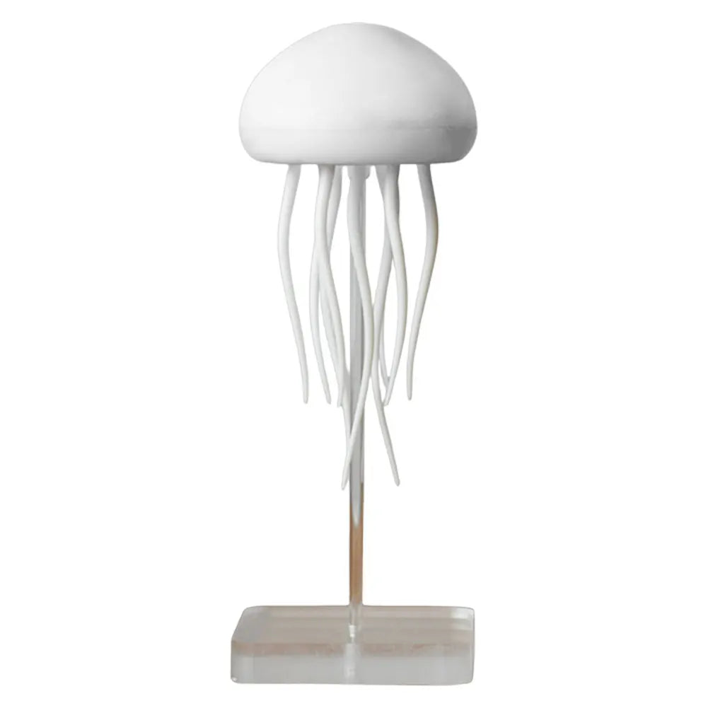 RGB Gradient Jellyfish Atmosphere Bedside Lamp Rechargeable Desk Lamp with Dancing Legs and Touch Sensor Voice Control