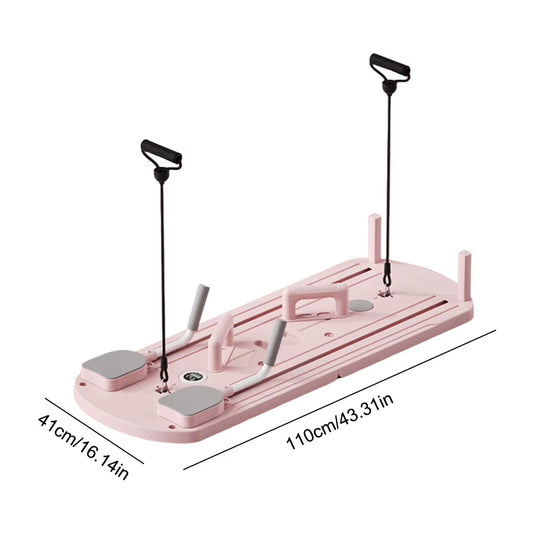 Abdominal Exercise Board Fitness Board Leg & Arm Toner Multifunctional Pilates Reformer Set Fitness Equipment for Home