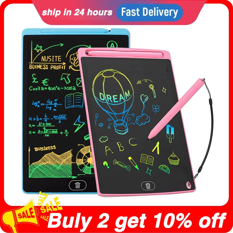 8.5/ 12 Inch Writing Board Drawing Tablet LCD Screen Writing Digital Graphic Tablets Electronic Handwriting Pad Toys Gifts Child